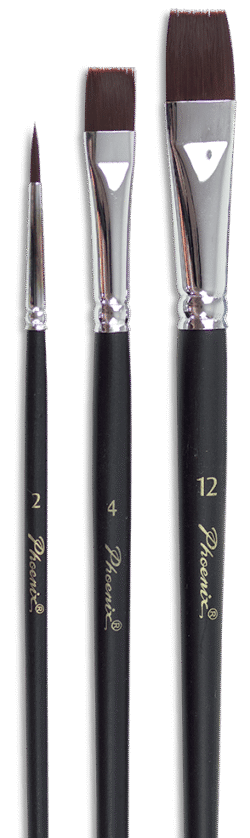 SET DE PINCEL CORTO ACRYLIC STARTER 1
