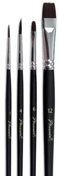 SET DE PINCEL CORTO ACRYLIC STARTER 2