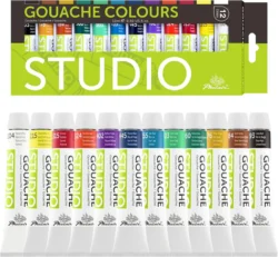 SET DE GOUACHE PHOENIX STUDIO 12 uds