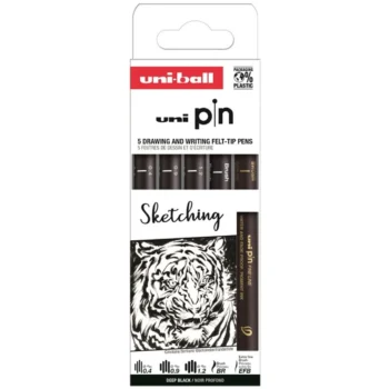 SET DE RAPIDOGRAFOS CALIBRADOS UNI PIN SKETCHING 5 UDS