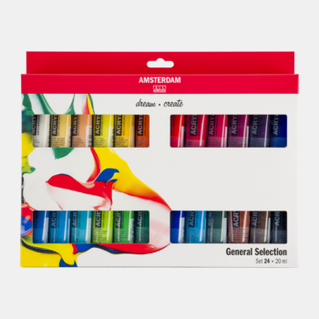ACRILICO AMSTERDAM SET 24×20 ML SELECCIÓN GENERAL