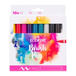 SET DE MARCADORES ACUAREABLES ECOLINE COLORES GALAXIA 10 UDS