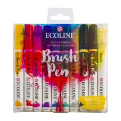 SET DE MARCADORES ACUAREABLES ECOLINE HANDLETTERING 10 UDS