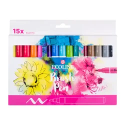 SET DE MARCADORES ACUAREABLES ECOLINE BASICOS 15 UDS