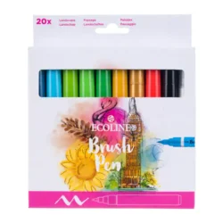 SET DE MARCADORES ACUAREABLES ECOLINE TONOS PAISAJE 20 UDS