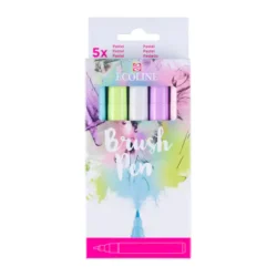 SET DE MARCADORES ACUAREABLES ECOLINE COLORES PASTEL 5 UDS