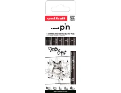 SET DE RAPIDOGRAFOS CALIBRADOS UNI PIN TATTO ART 5 UDS