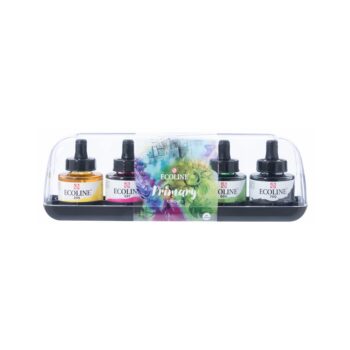 SET ECOLINE ACUARELA LIQUIDA COLORES PRIMARIOS 5X30 ML