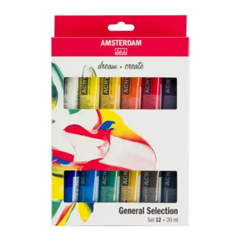 ACRILICO AMSTERDAM SET 12×20 ML SELECCIÓN GENERAL